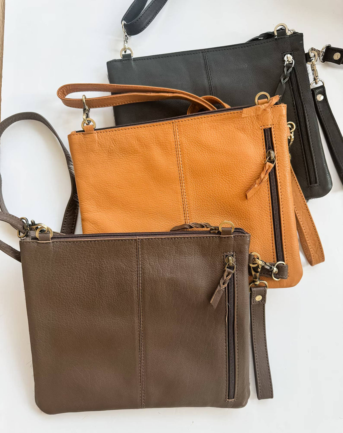 Saddlewood Hide Convertible Crossbody