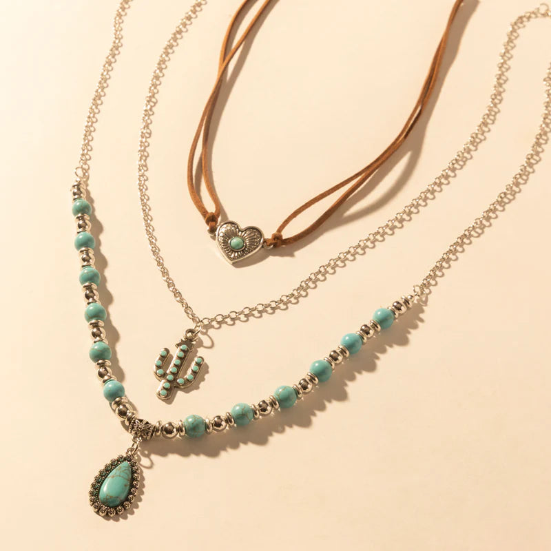 Desert Bloom Layered Necklace