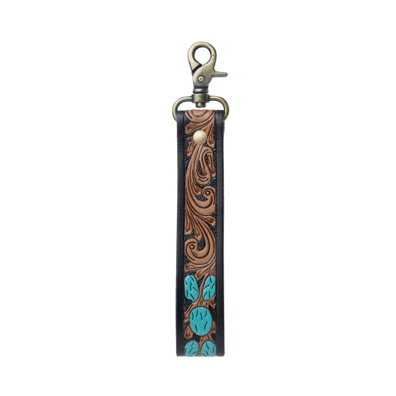 Western Trail Leather Key Fob
