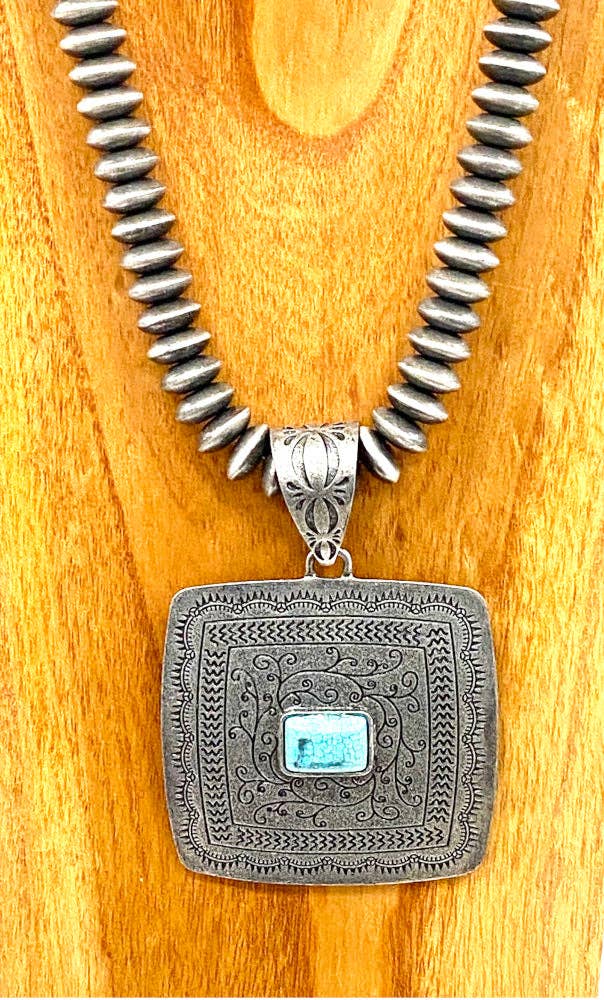 Silver Range Western Charm Necklace