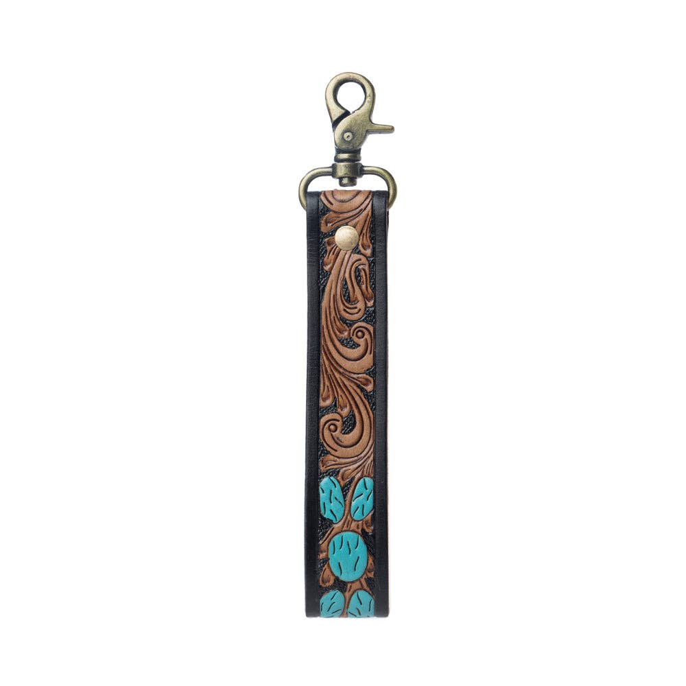 Western Trail Leather Key Fob