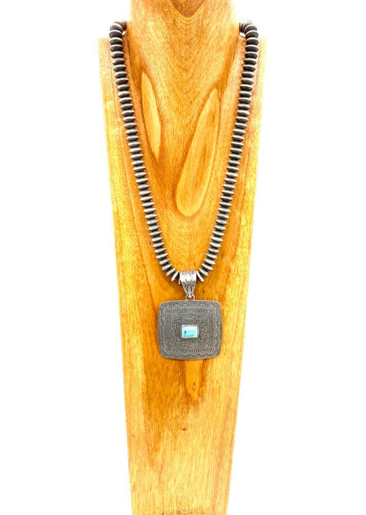 Silver Range Western Charm Necklace