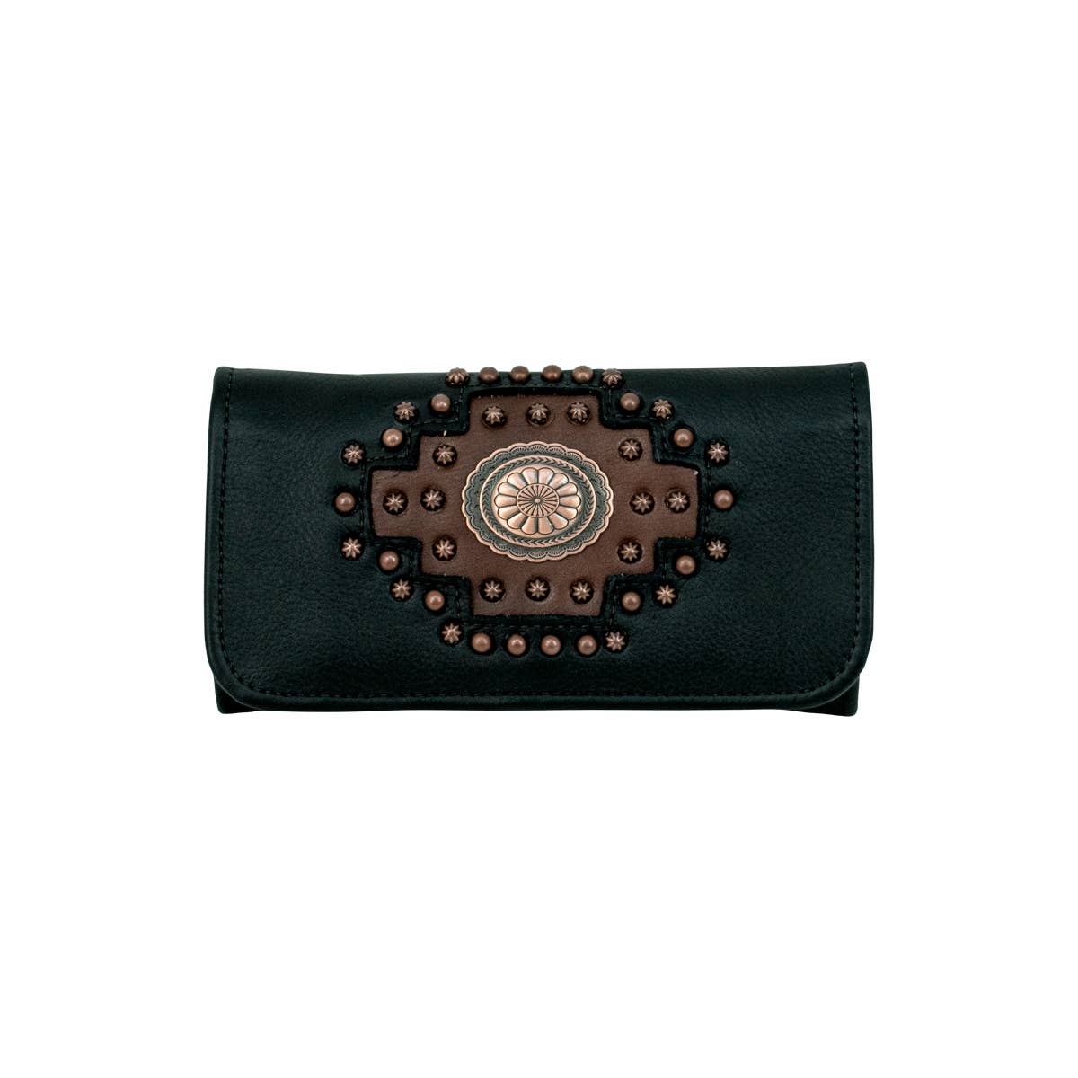 Midnight Copper Tri-Fold Wallet