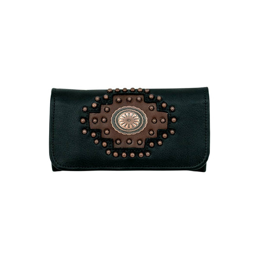 Midnight Copper Tri-Fold Wallet
