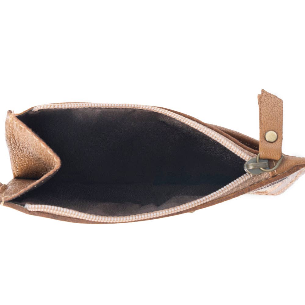 Prairie Stitch RFID Wristlet Card Holder