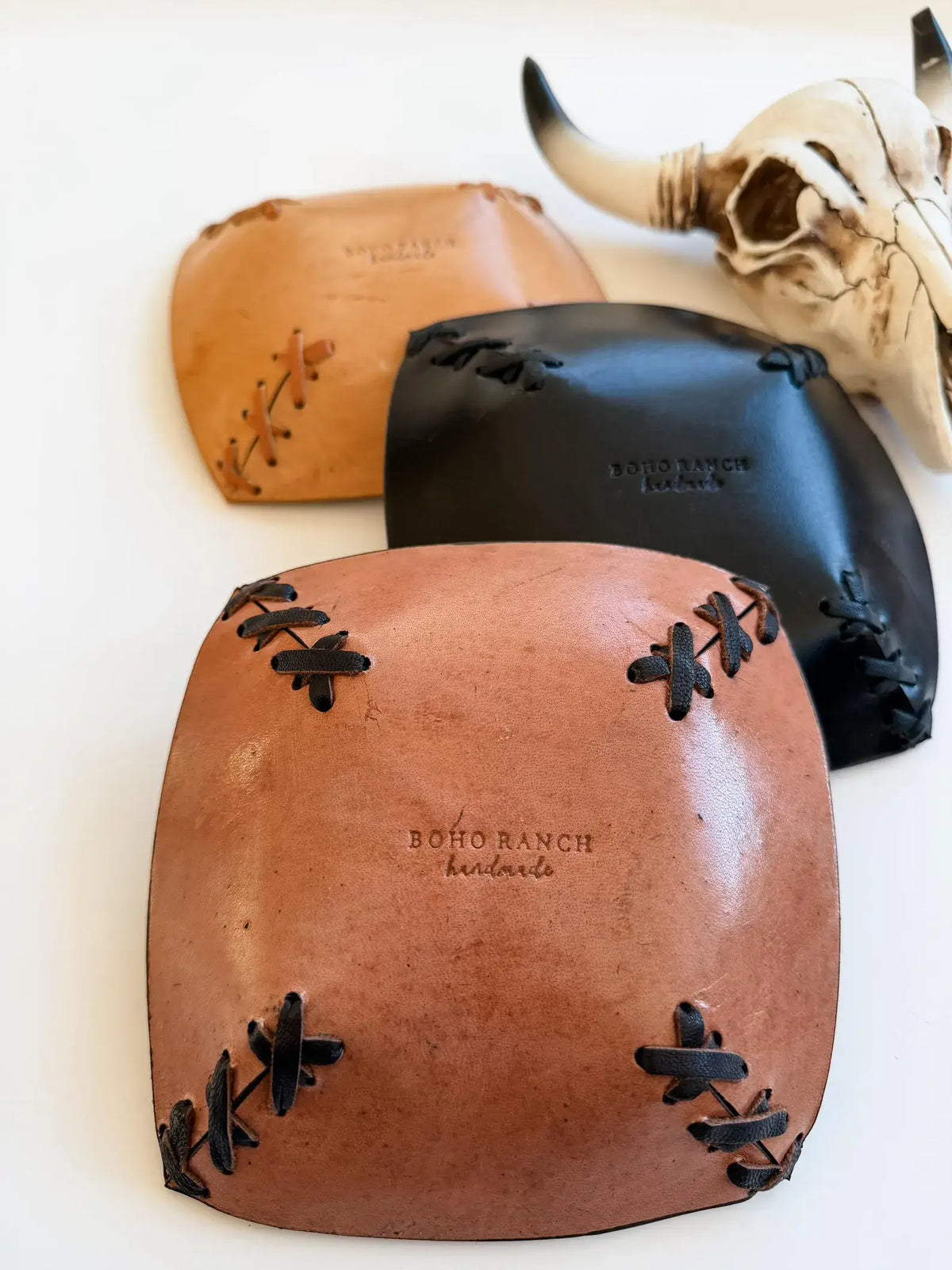 Black Creek Cowhide Catch-All Tray
