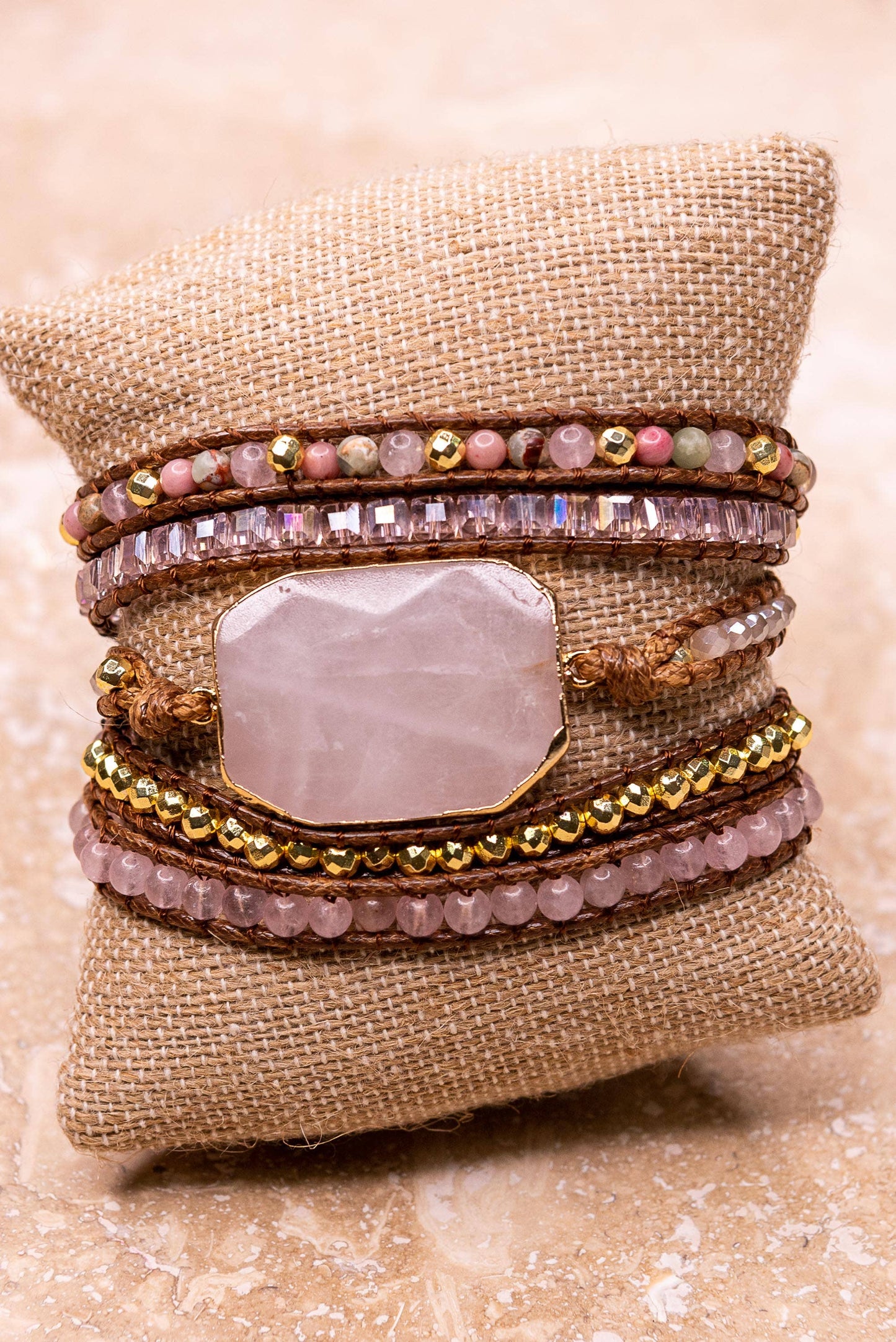 Blush Canyon Wrap Bracelet