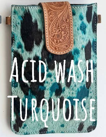 Painted Sky Tooled Phone Crossbody
