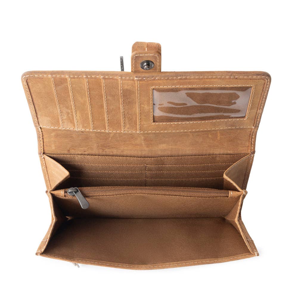Wind Rider Hair-On Hide Wallet