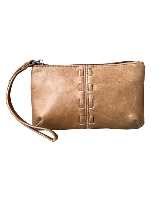 Saddle Stitch Wristlet