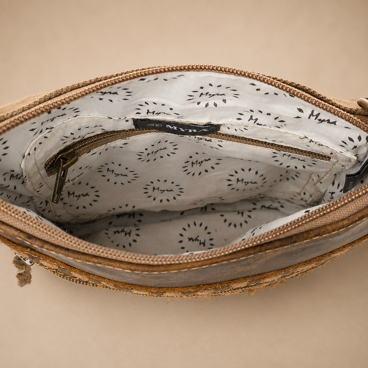 Myra Sand Weaver Crossbody