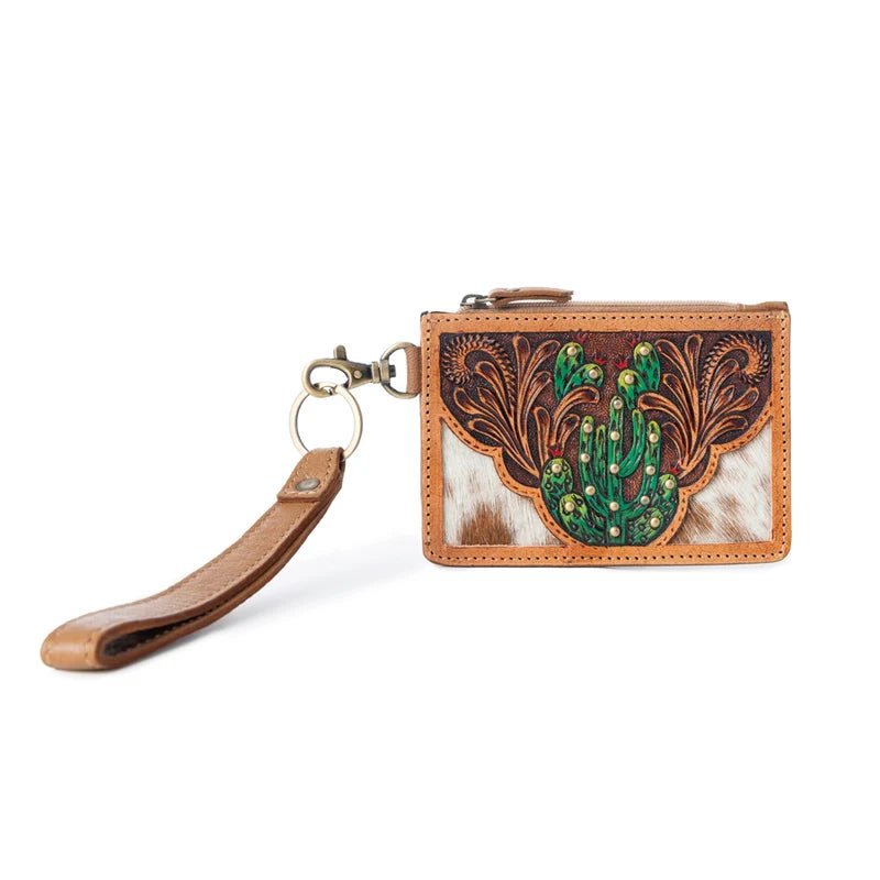 Prairie Stitch RFID Wristlet Card Holder