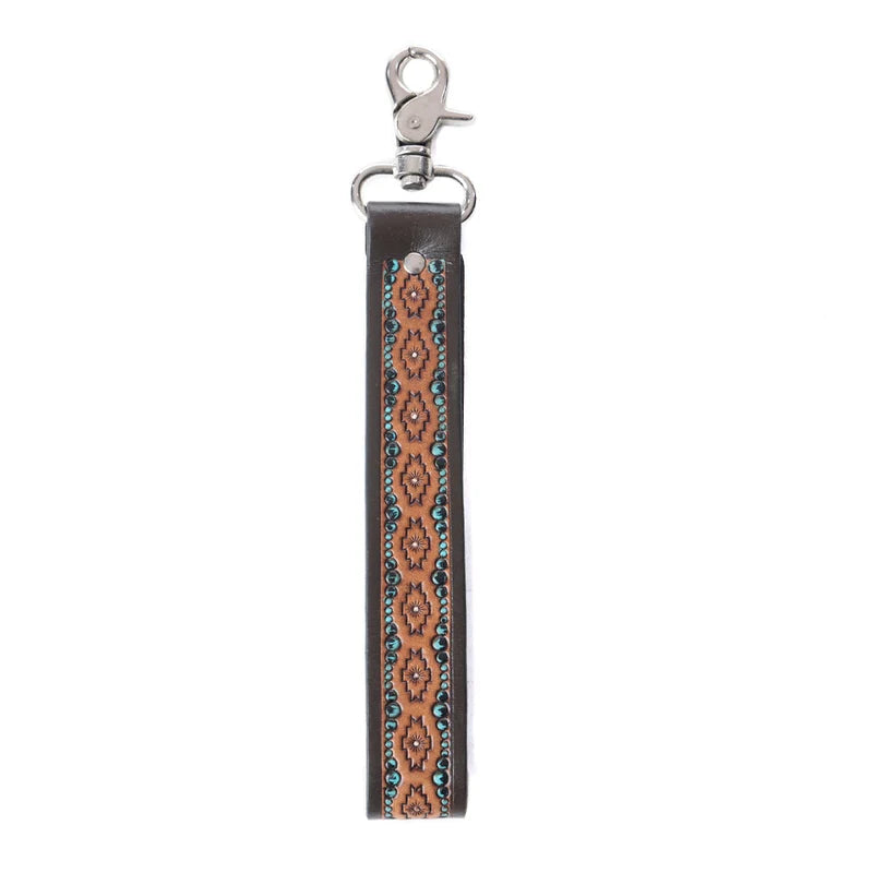 Western Trail Leather Key Fob