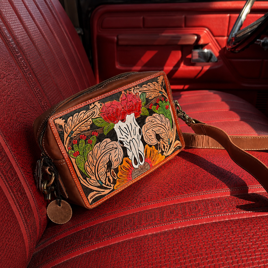 Longhorn Bloom Crossbody