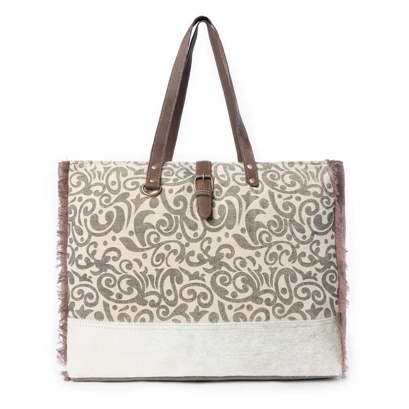 Iron Lace Hair-On Hide Weekender