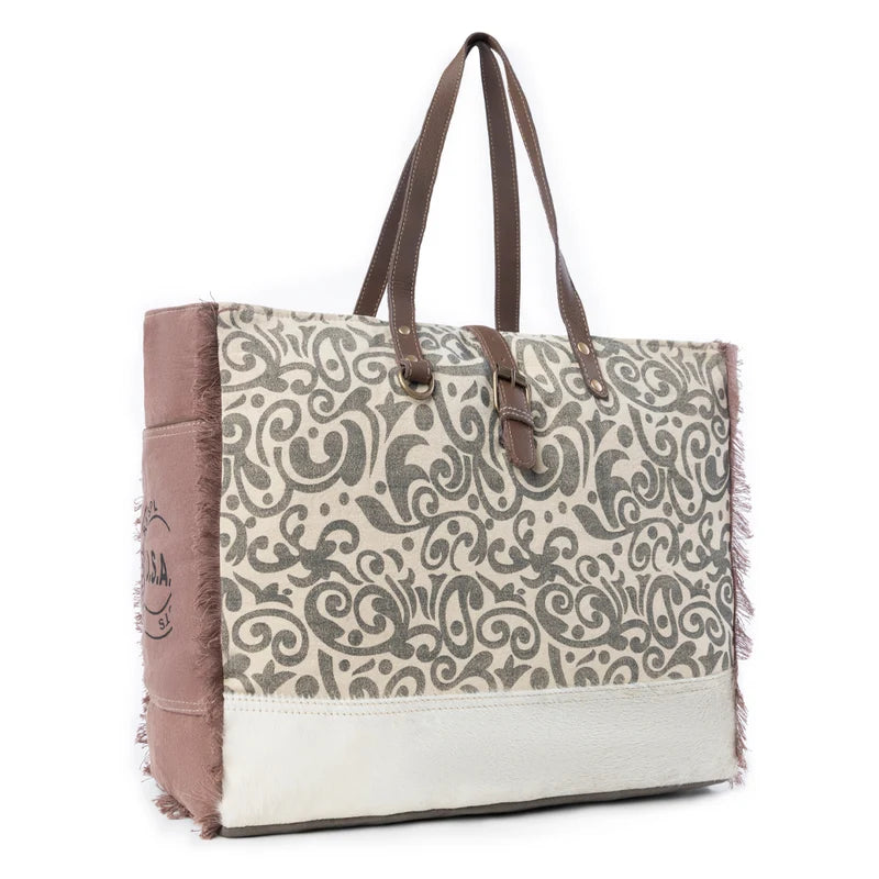Iron Lace Hair-On Hide Weekender
