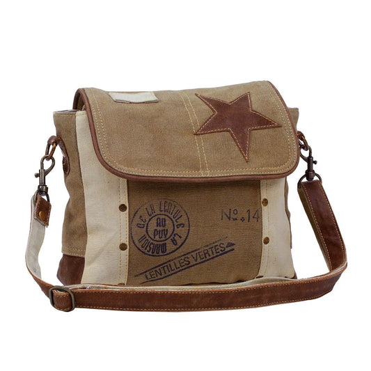 Lone Star Vintage Canvas Shoulder Bag