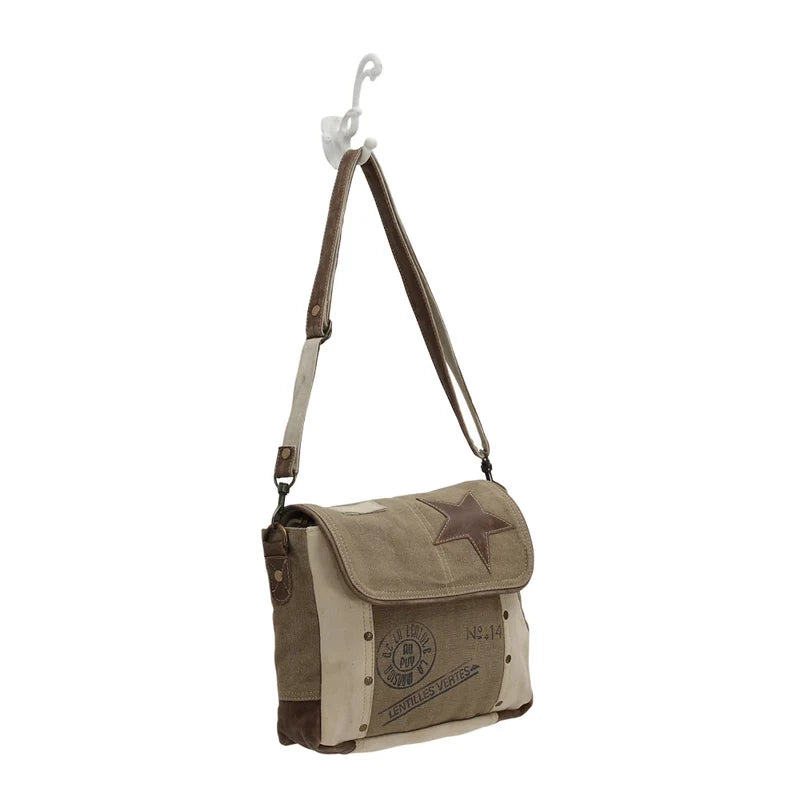 Lone Star Vintage Canvas Shoulder Bag