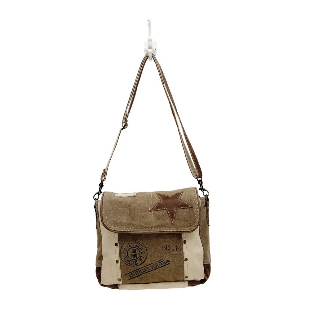 Lone Star Vintage Canvas Shoulder Bag