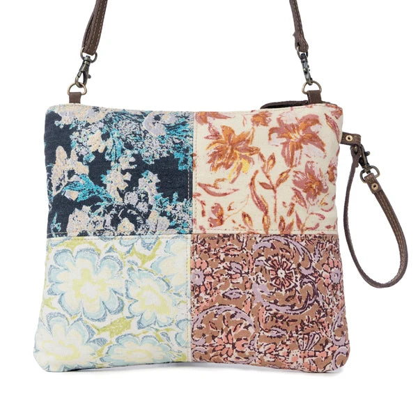 Wildflower Mosaic Vintage Crossbody