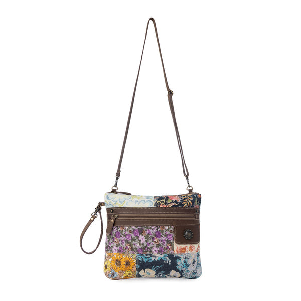 Wildflower Mosaic Vintage Crossbody