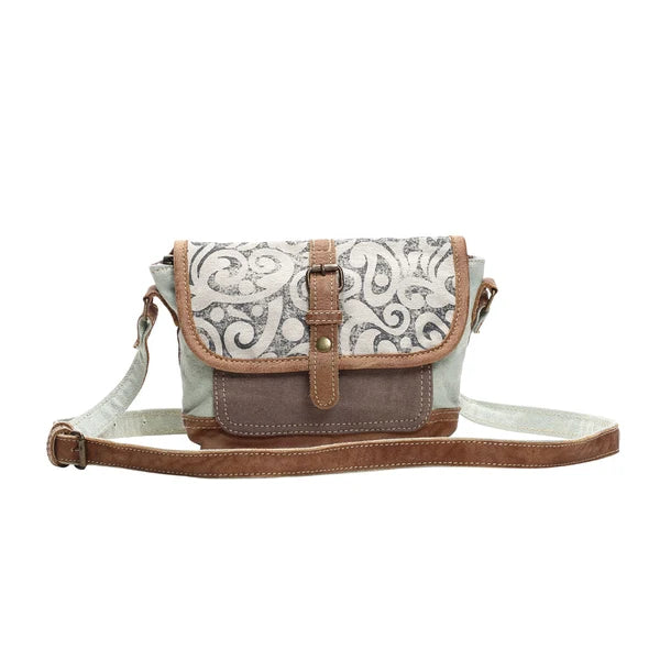 Prairie Leaf Vintage Canvas Crossbody
