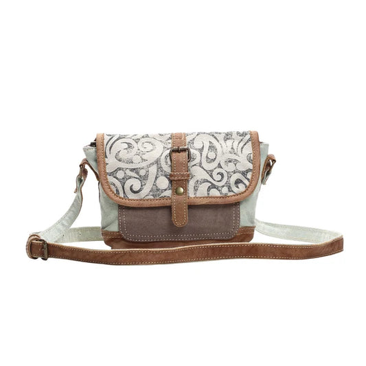 Prairie Leaf Vintage Canvas Crossbody