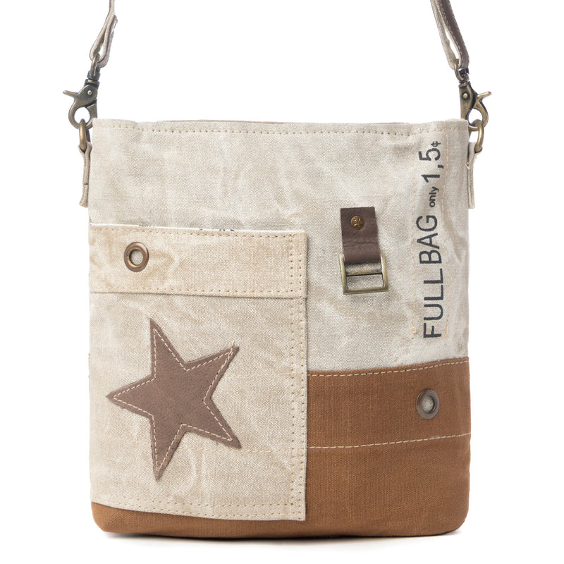 Trail Star Vintage Canvas Crossbody