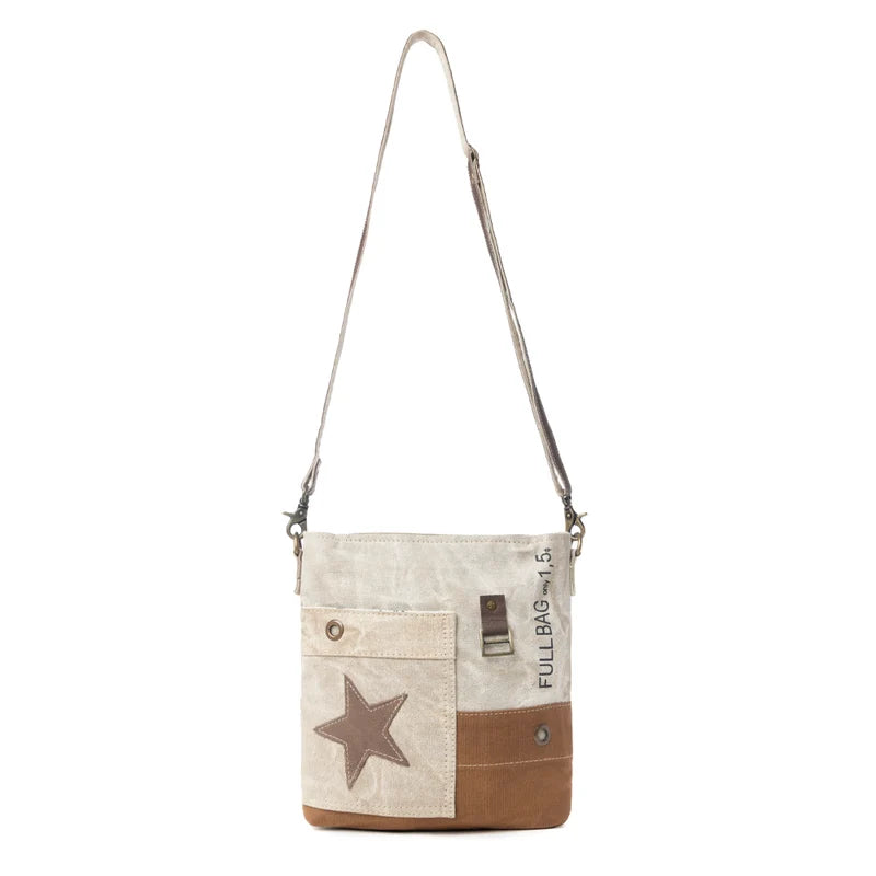 Trail Star Vintage Canvas Crossbody