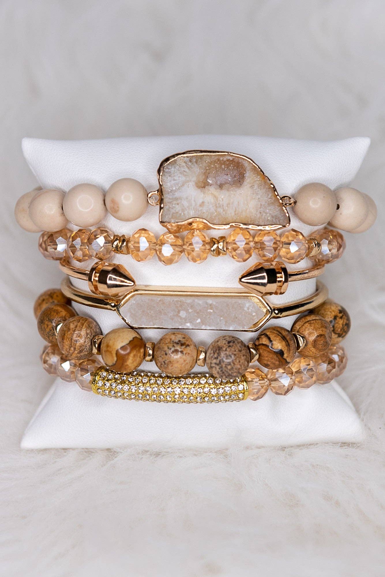 Aspen Jasper Bracelet Set