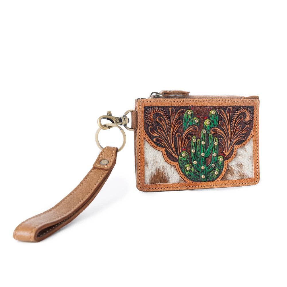 Prairie Stitch RFID Wristlet Card Holder