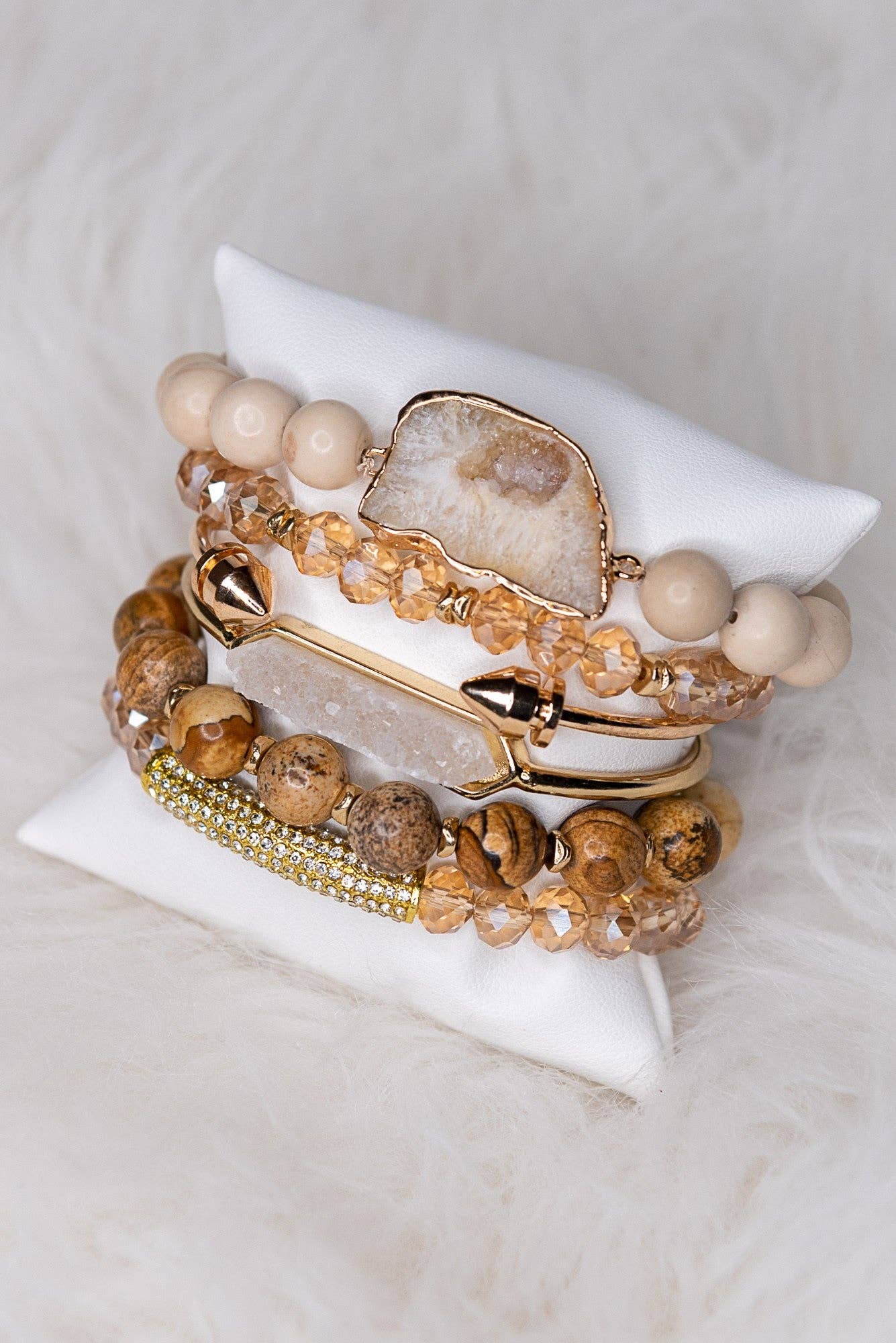 Aspen Jasper Bracelet Set