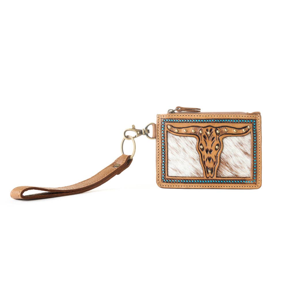 Prairie Stitch RFID Wristlet Card Holder