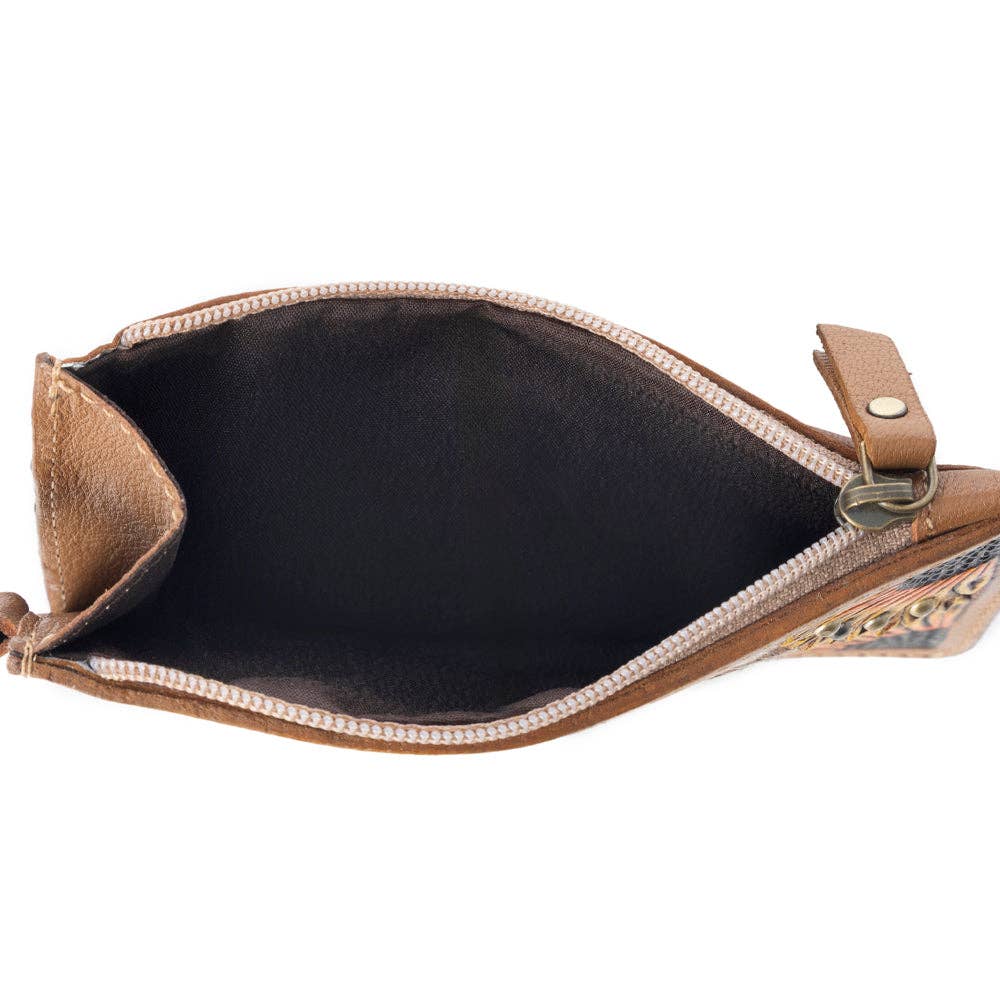 Prairie Stitch RFID Wristlet Card Holder