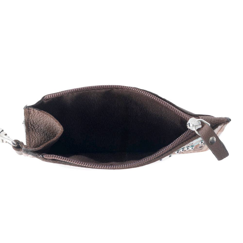 Prairie Stitch RFID Wristlet Card Holder