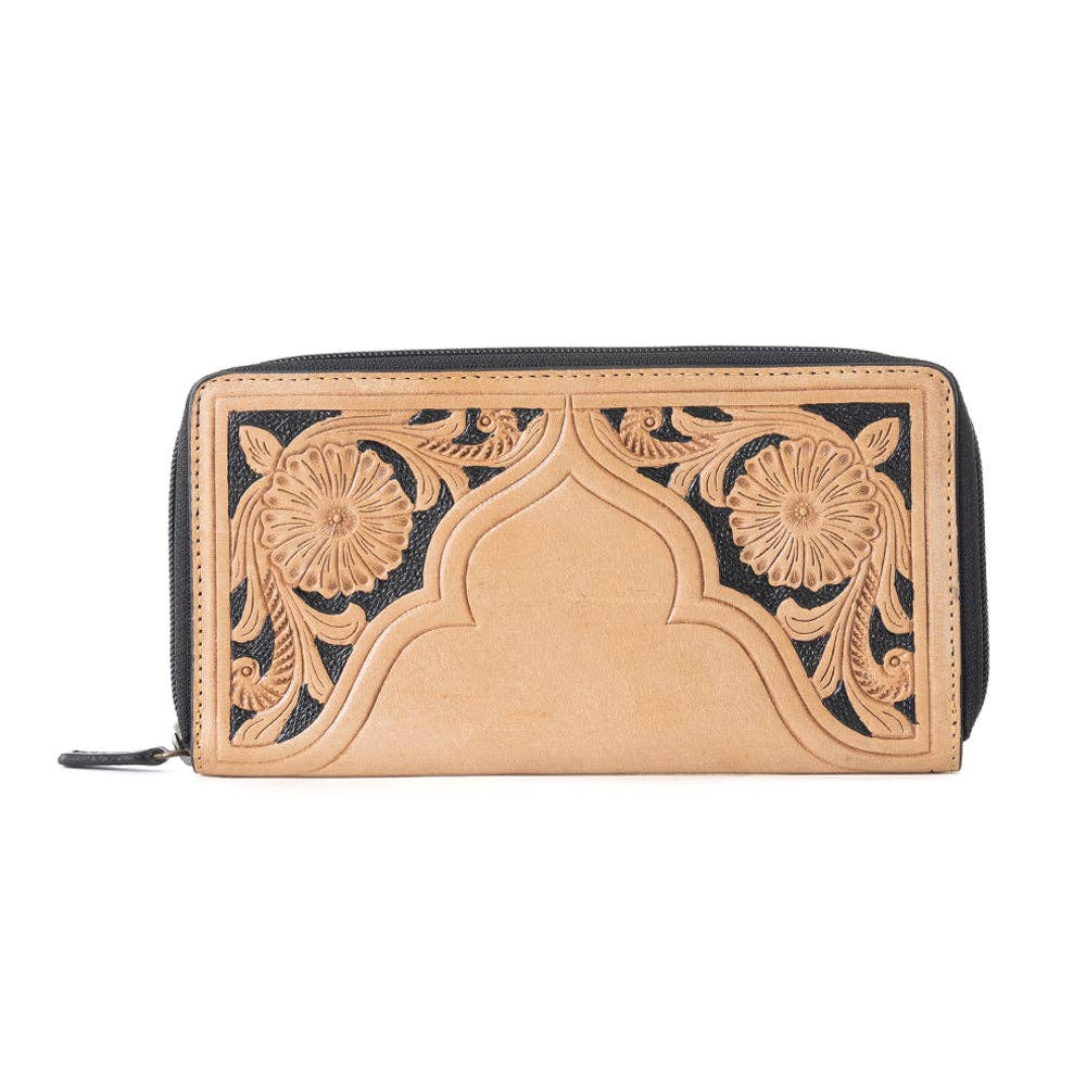 Golden Prairie Leather Wallet