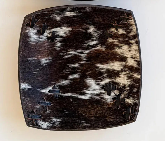 Black Creek Cowhide Catch-All Tray