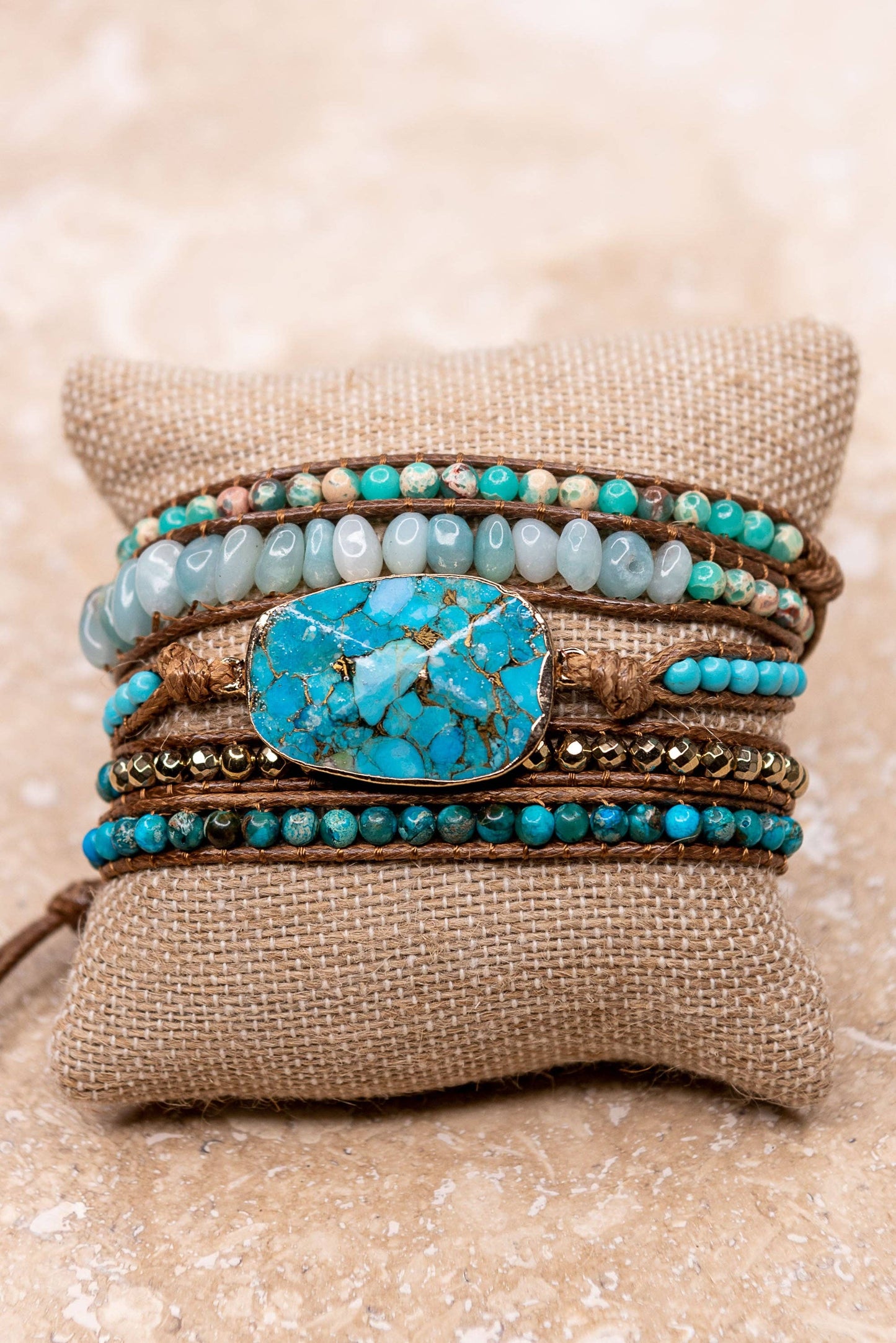 High Plains Turquoise Wrap Bracelet
