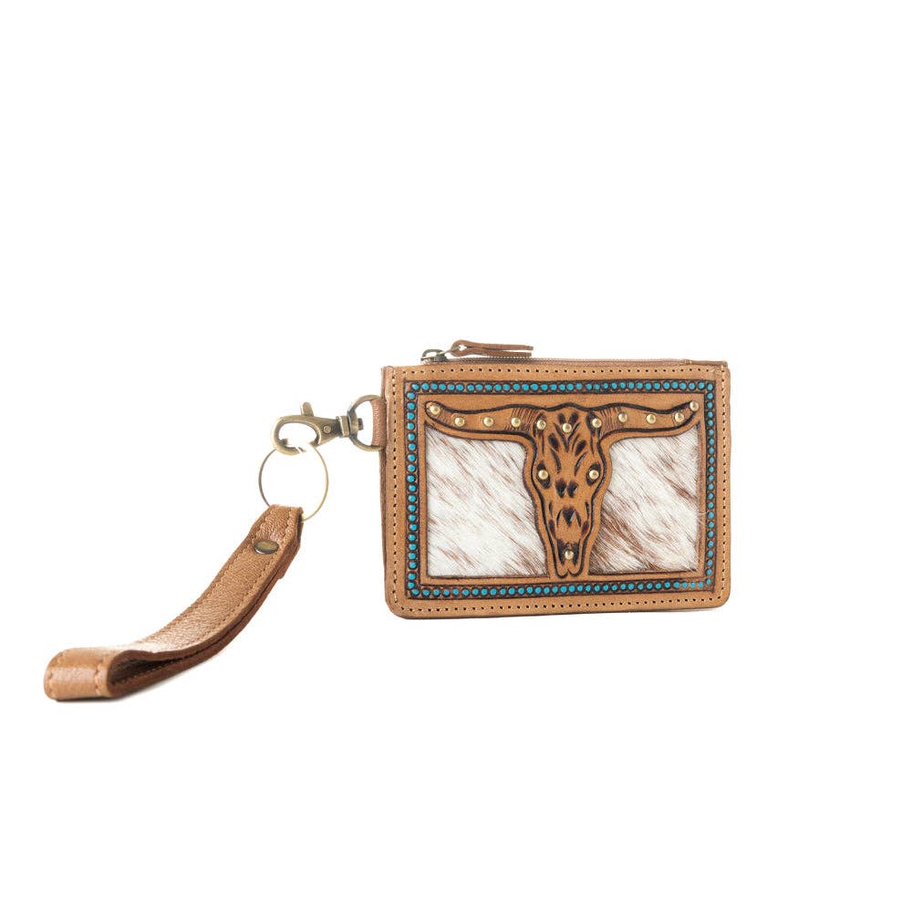 Prairie Stitch RFID Wristlet Card Holder