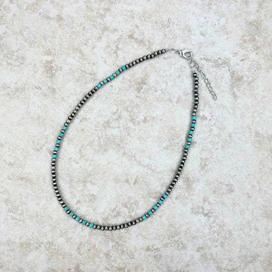 Blue Mesa Turquoise & Silver Necklace